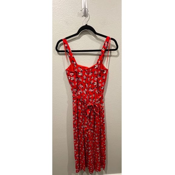 MI AMI Floral Red Jumpsuit - Picture 5 of 5